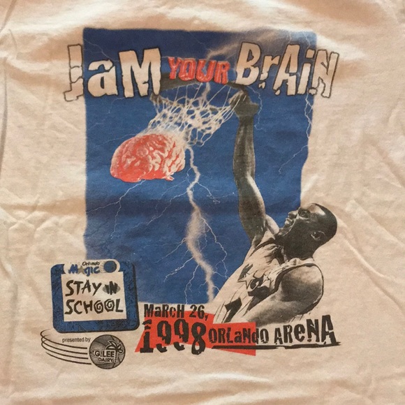 Gildan Other - Vintage 1998 Orlando Magic Stay in School T-shirt
